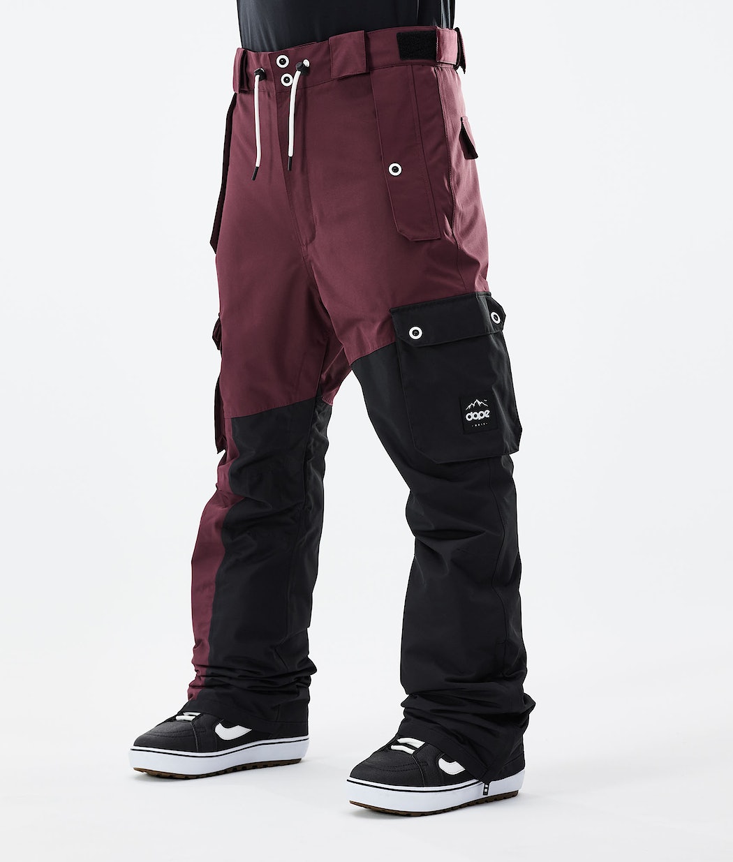 Dope Adept 2021 Snowboardhosen Herren Bordeaux Schwarz | FC5704892
