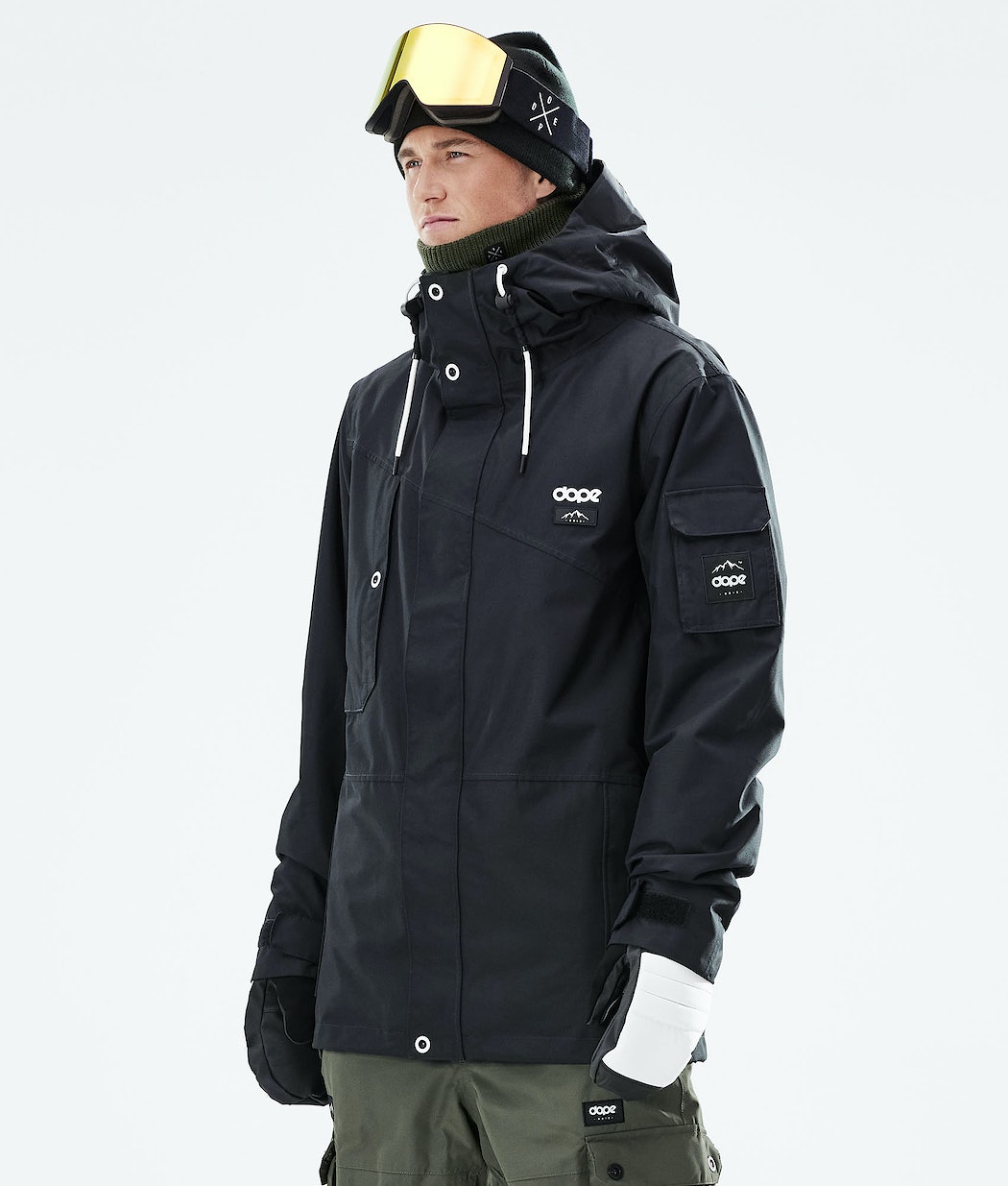 Dope Adept 2021 Snowboardjacke Herren Schwarz | MS2786951