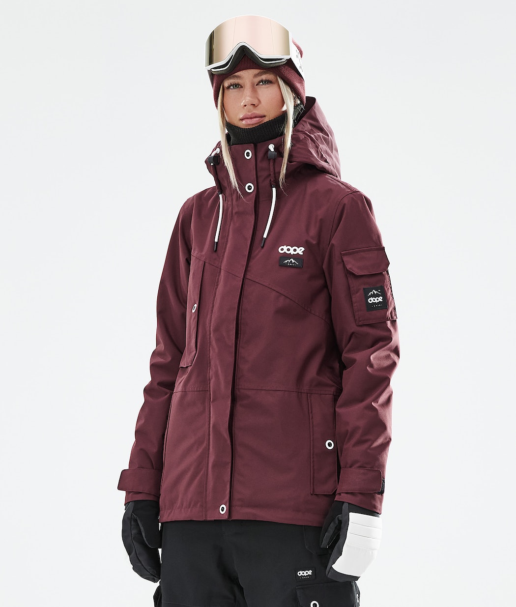 Dope Adept W 2021 Snowboardjacke Damen Bordeaux | PV9631475