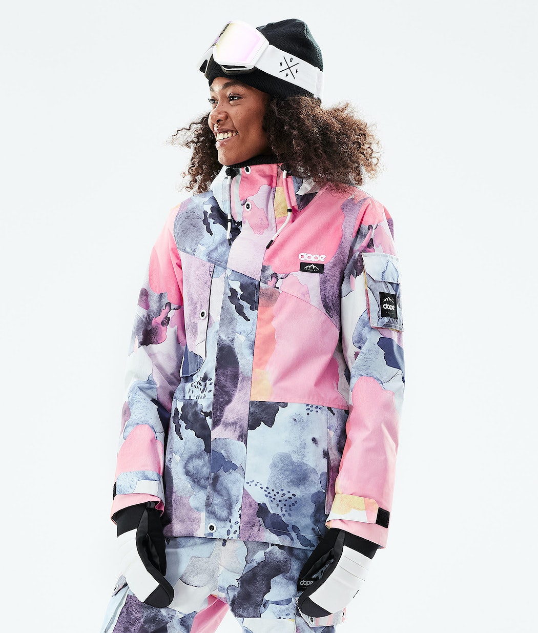 Dope Adept W 2021 Snowboardjacke Damen Mehrfarbig Rosa | GI1024986