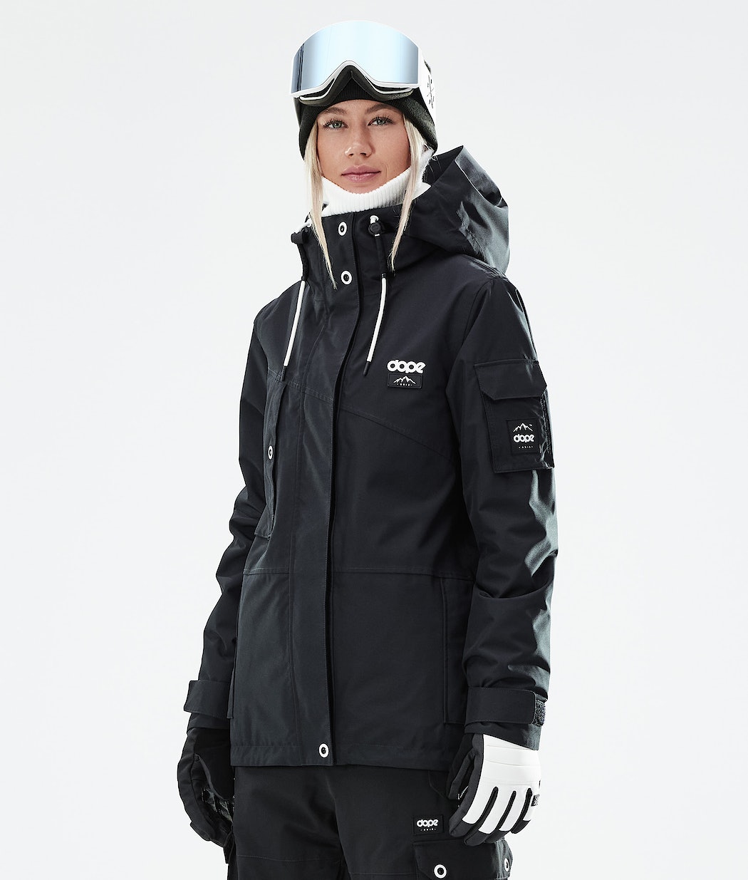 Dope Adept W 2021 Snowboardjacke Damen Schwarz | AF4812935