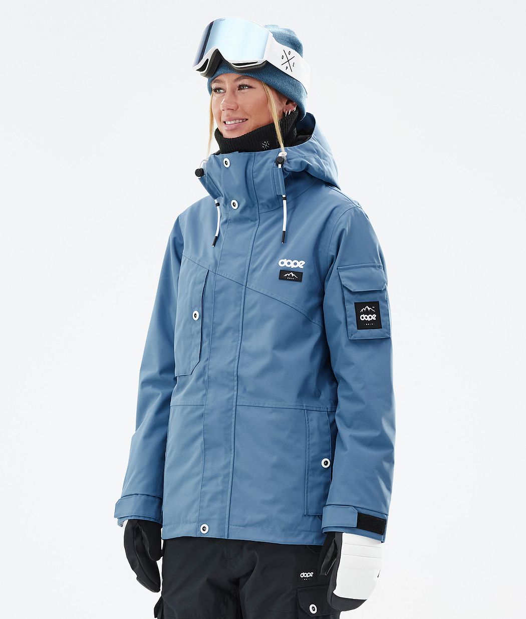 Dope Adept W Snowboardjacke Damen Blau Grau | TC3527094