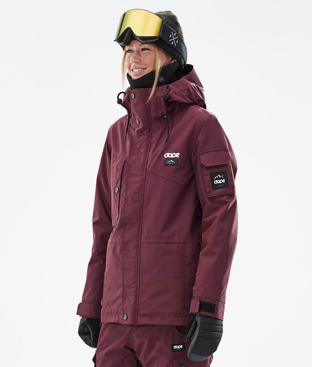 Dope Adept W Snowboardjacke Damen Bordeaux | ZP4802197