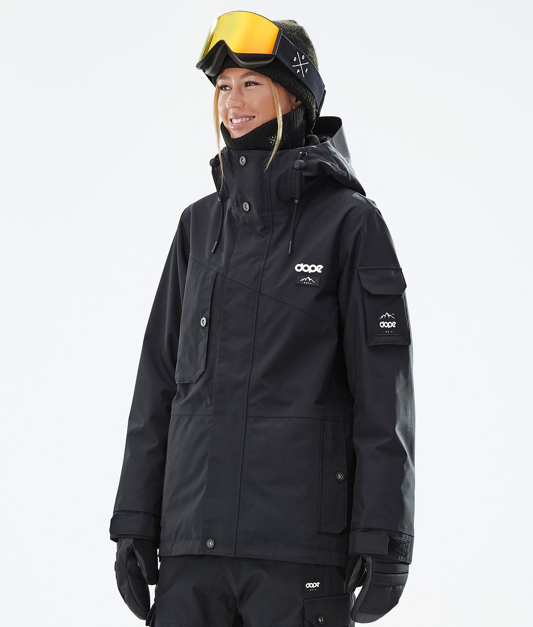 Dope Adept W Snowboardjacke Damen Schwarz | HG3687294