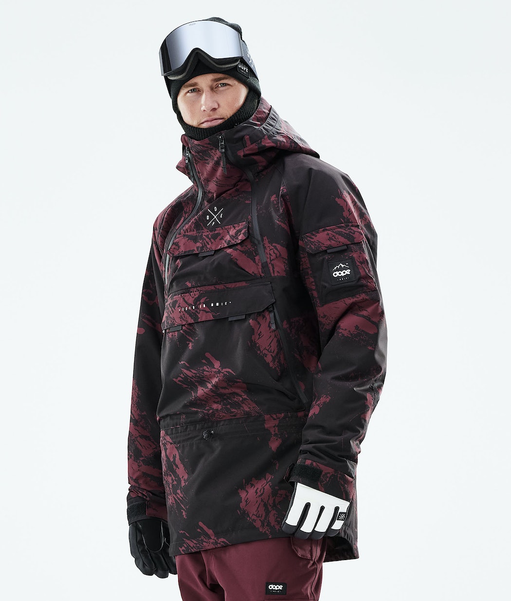Dope Akin 2021 Snowboardjacke Herren Bordeaux | CA1283596