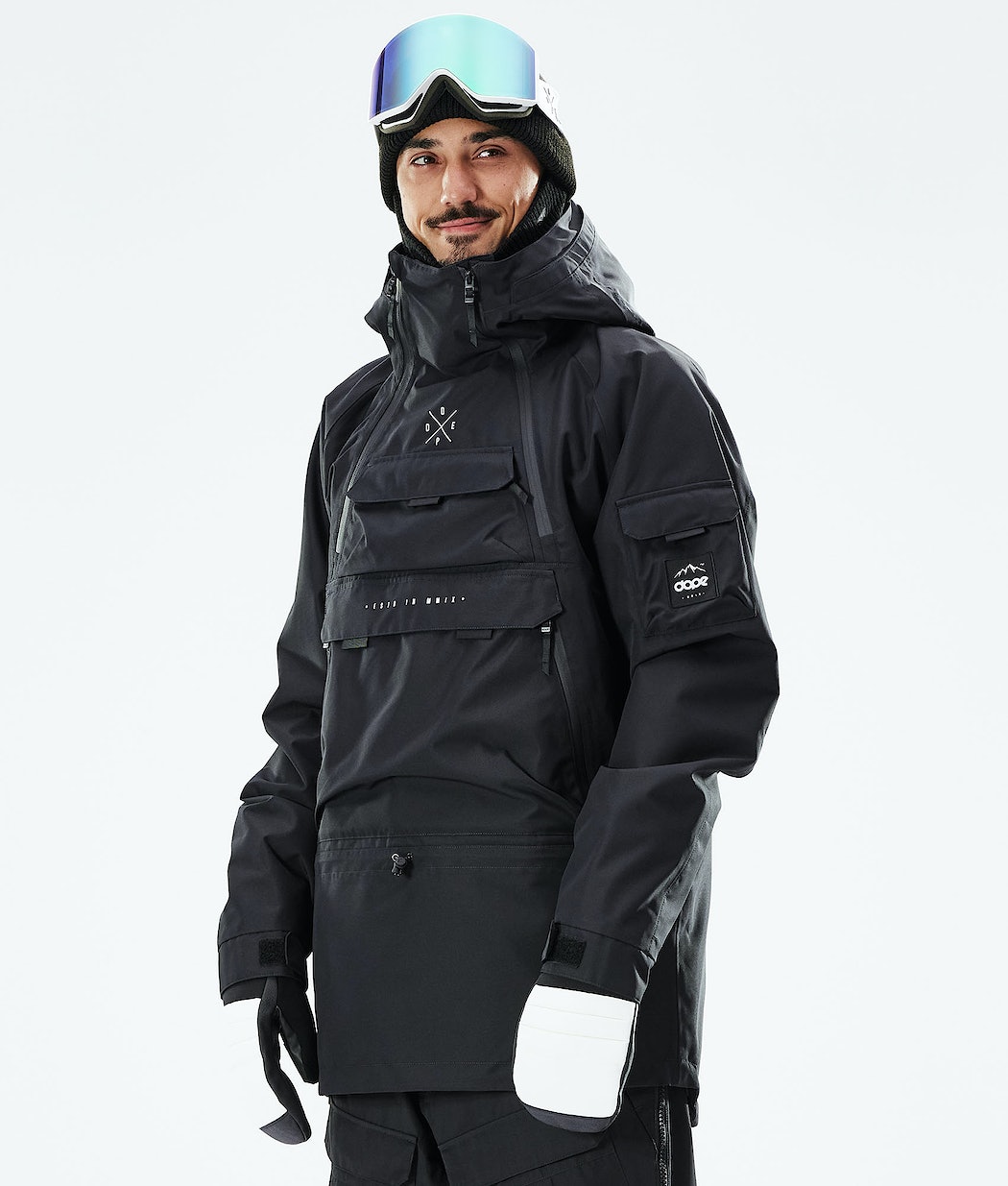 Dope Akin 2021 Snowboardjacke Herren Schwarz | UZ4908217