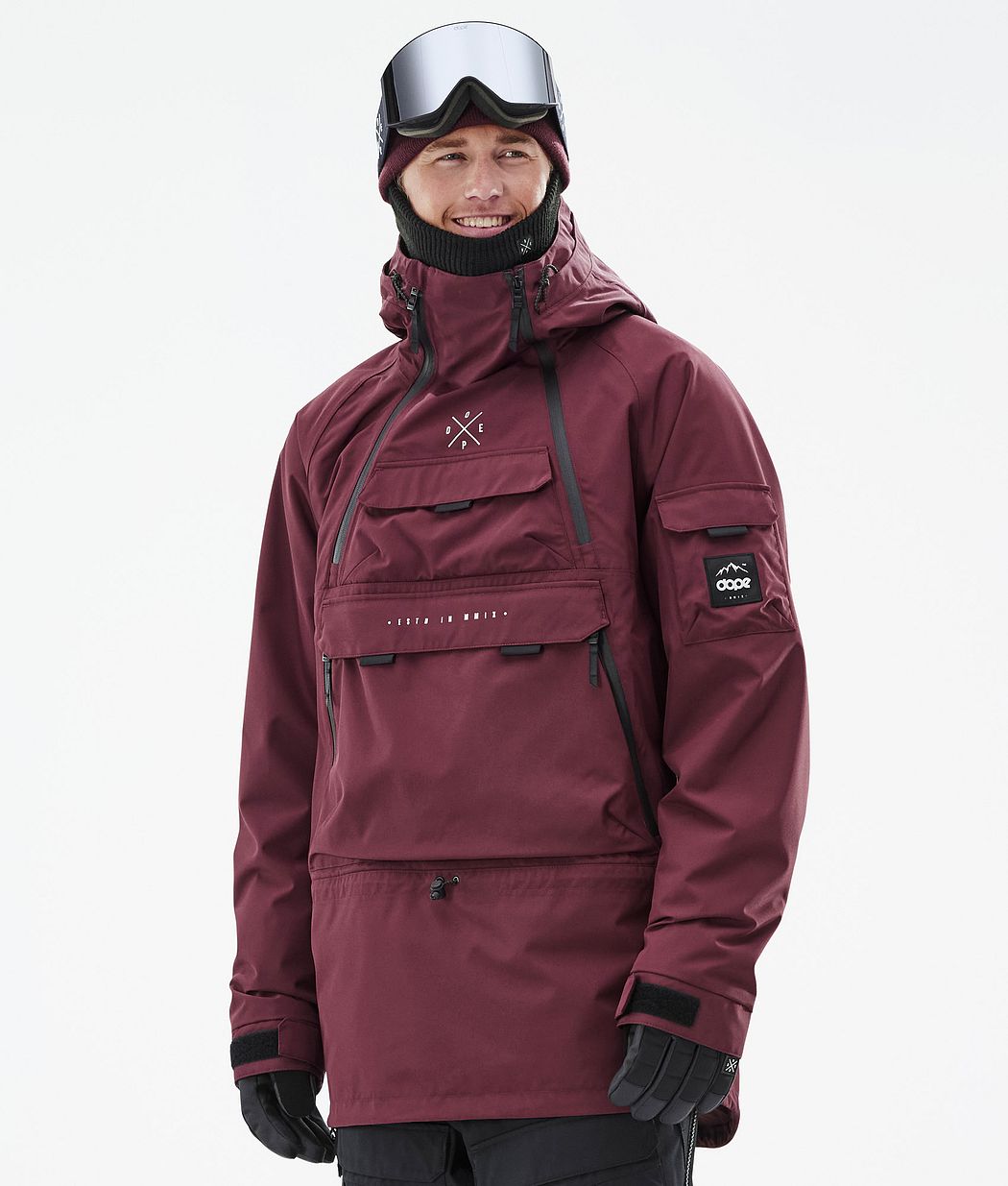 Dope Akin Snowboardjacke Herren Bordeaux | QK7324569