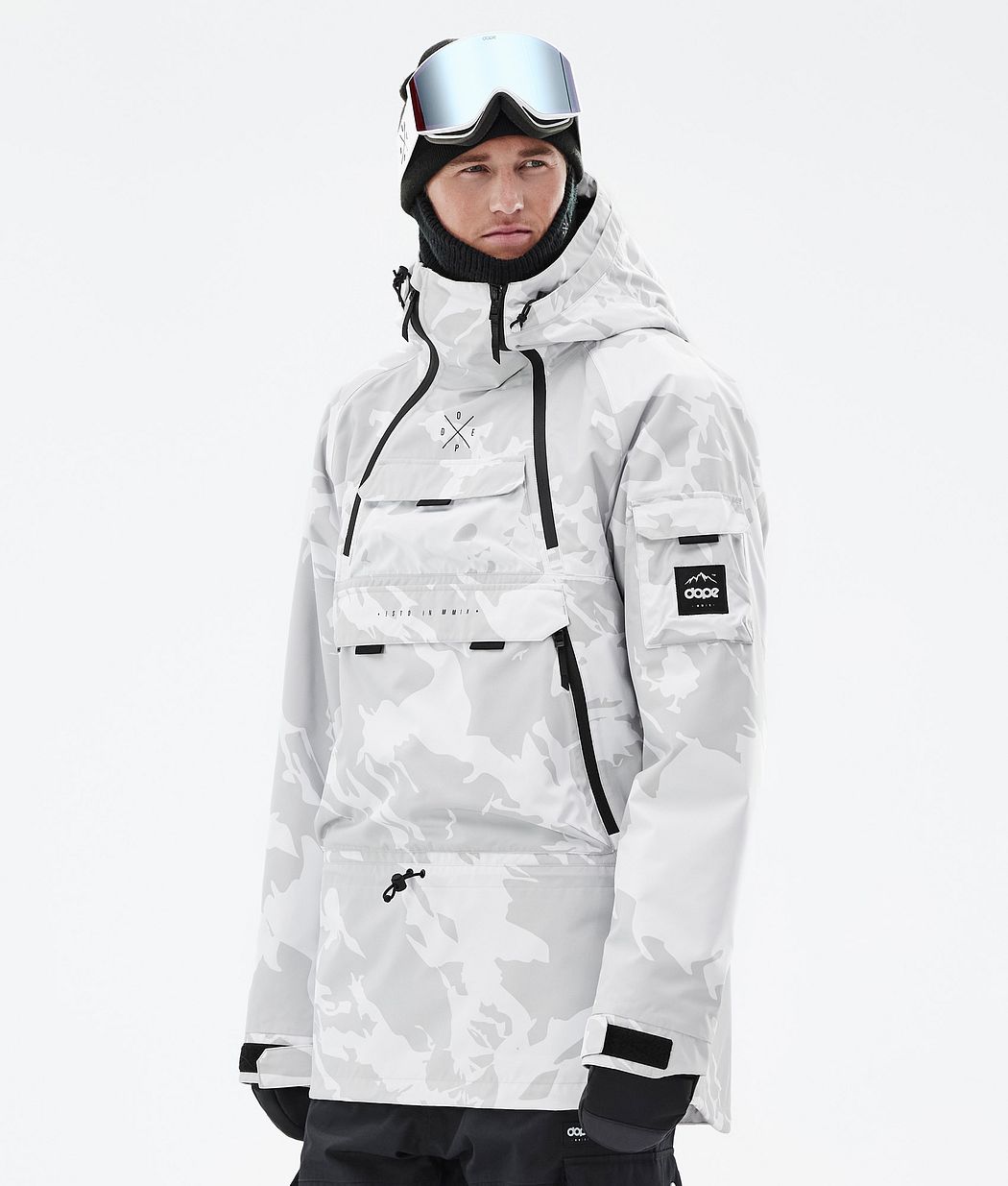 Dope Akin Snowboardjacke Herren Grau Camouflage | IV2198453