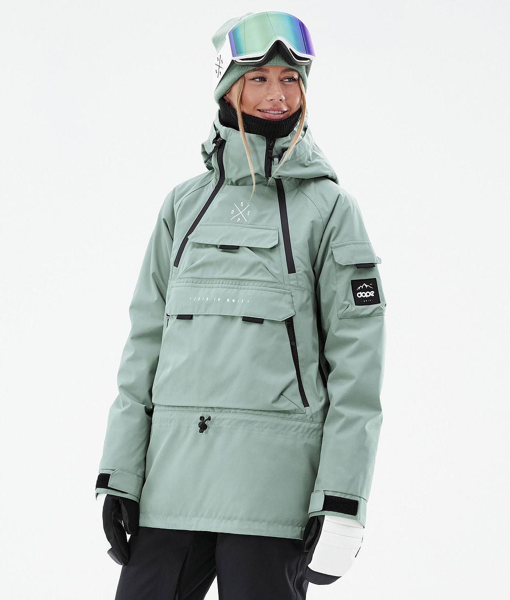 Dope Akin W Snowboardjacke Damen Grün | CM8136052
