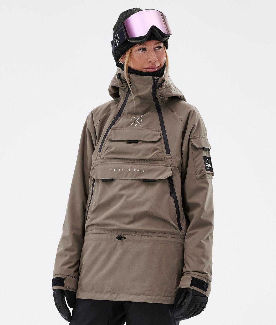 Dope Akin W Snowboardjacke Damen Tiefesbraun | HA5160978