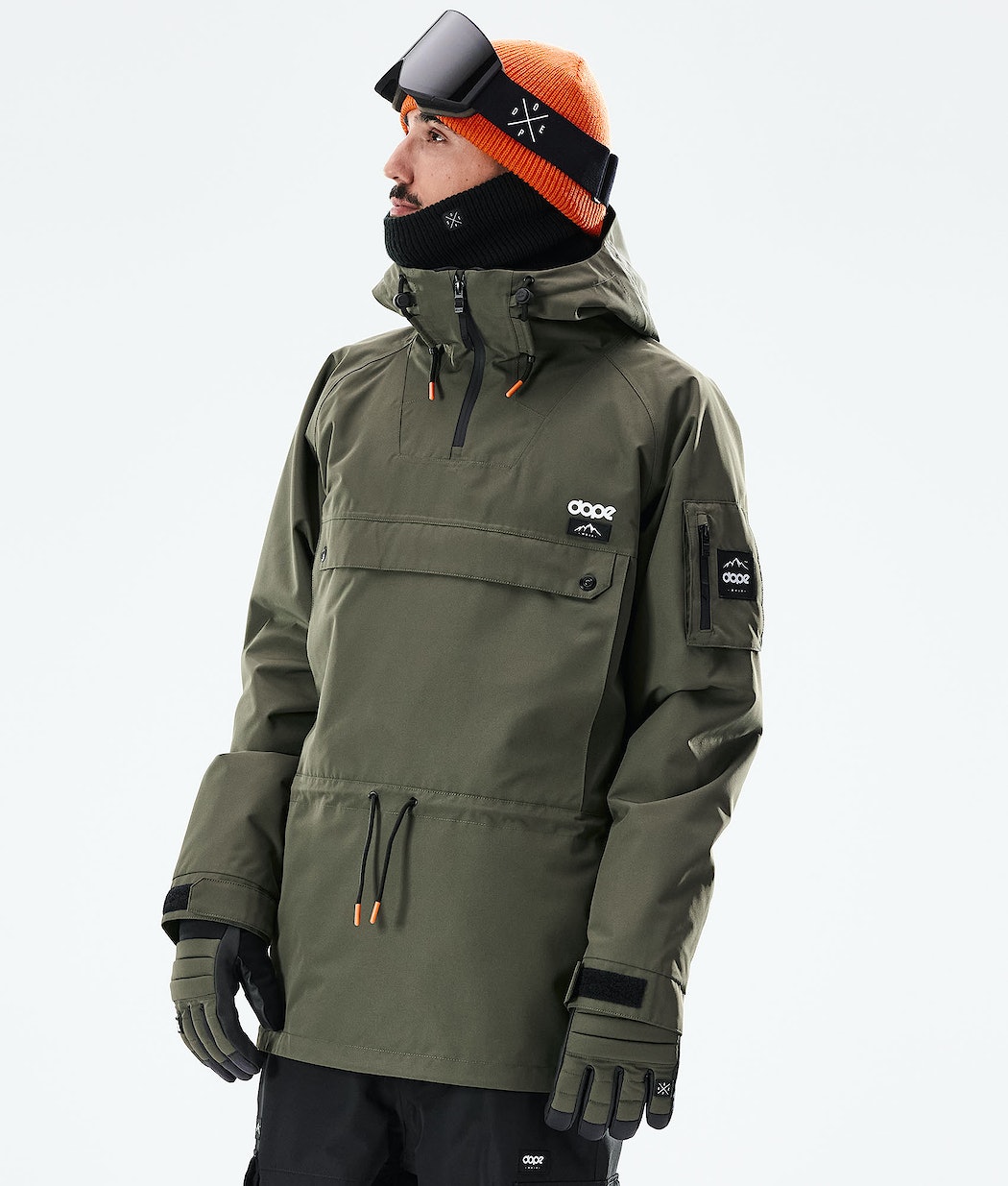 Dope Annok 2021 Snowboardjacke Herren Olivgrün Grün Schwarz | TM9847056