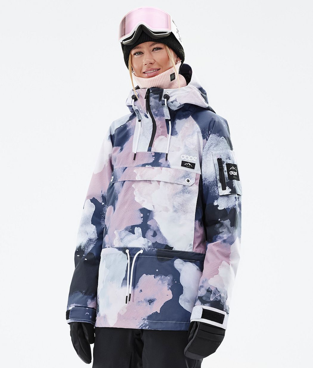 Dope Annok W Snowboardjacke Damen Rosa Navy | QM2305981