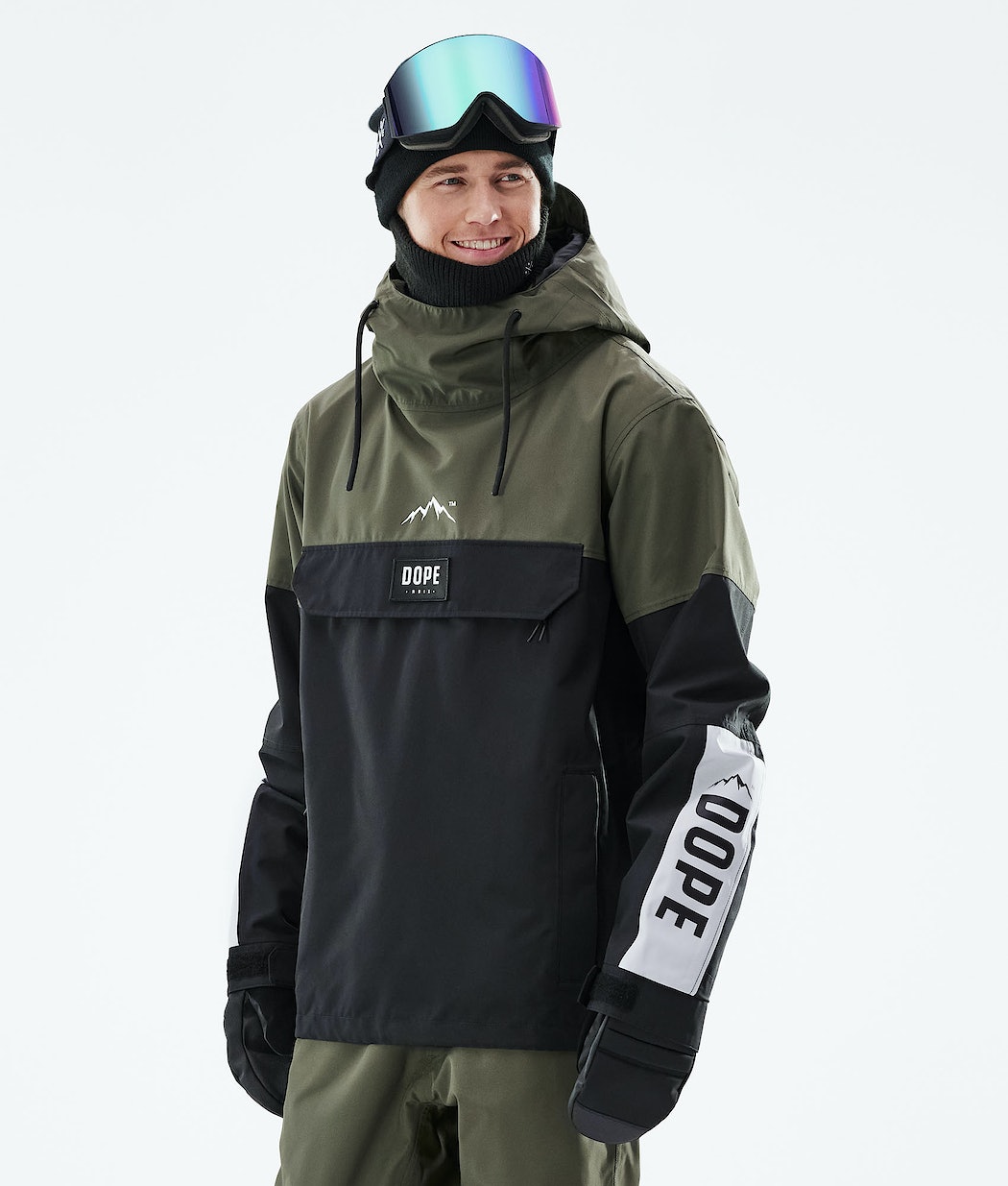Dope Blizzard LE Snowboardjacke Herren Mehrfarbig Olivgrün Grün | IS5740293