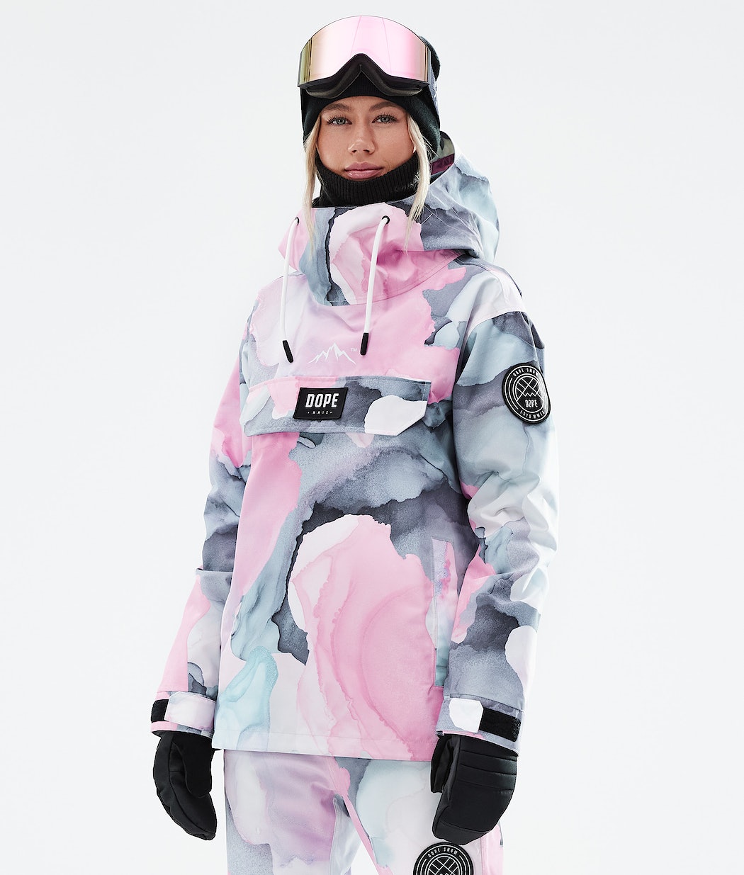 Dope Blizzard W 2021 Snowboardjacke Damen Mehrfarbig Rosa | KV0923578
