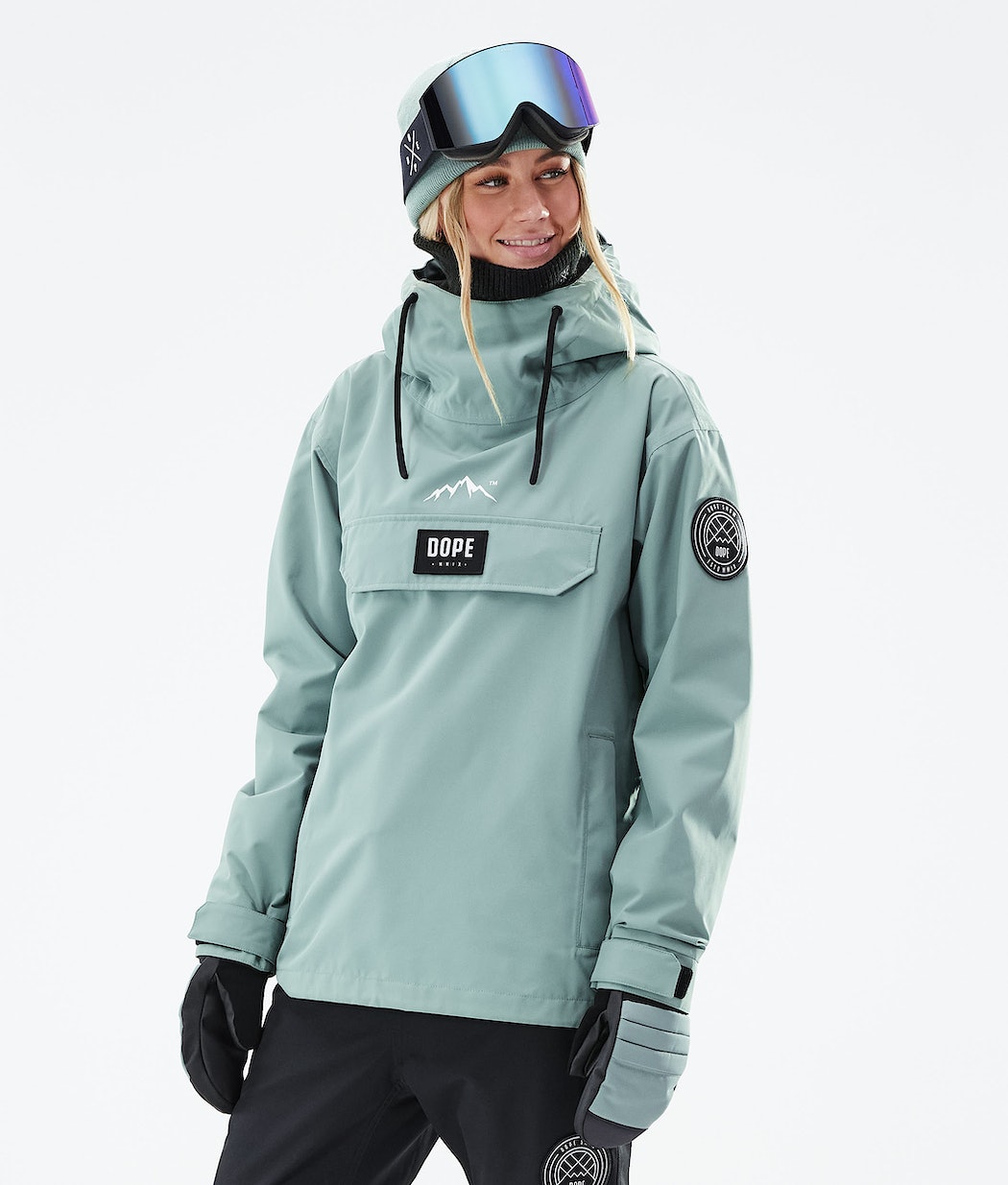 Dope Blizzard W 2021 Snowboardjacke Damen Grün | YX9680174
