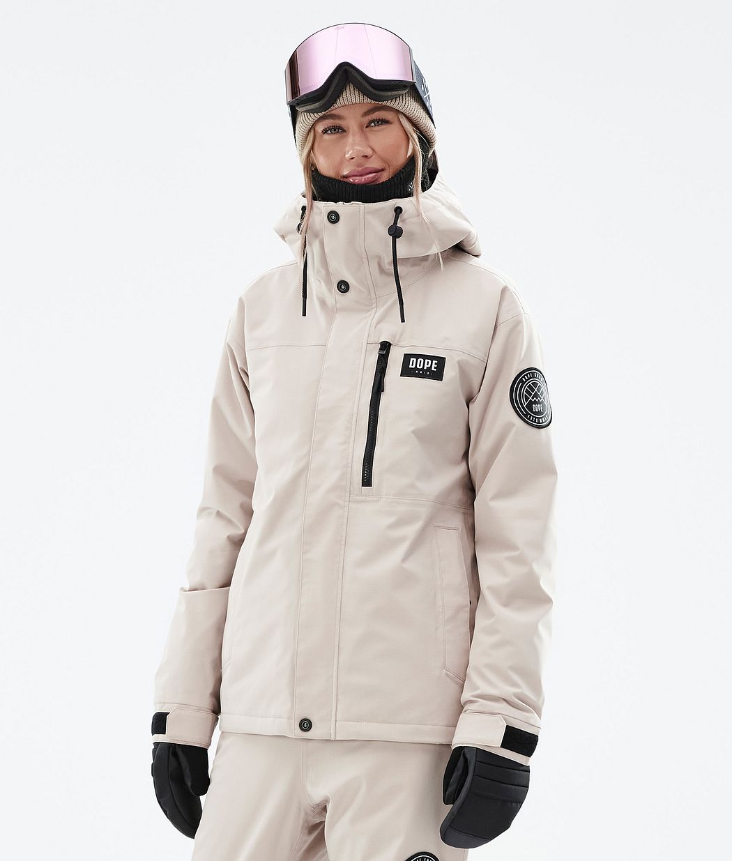 Dope Blizzard W Full Zip Snowboardjacke Damen Braun | BF6352980
