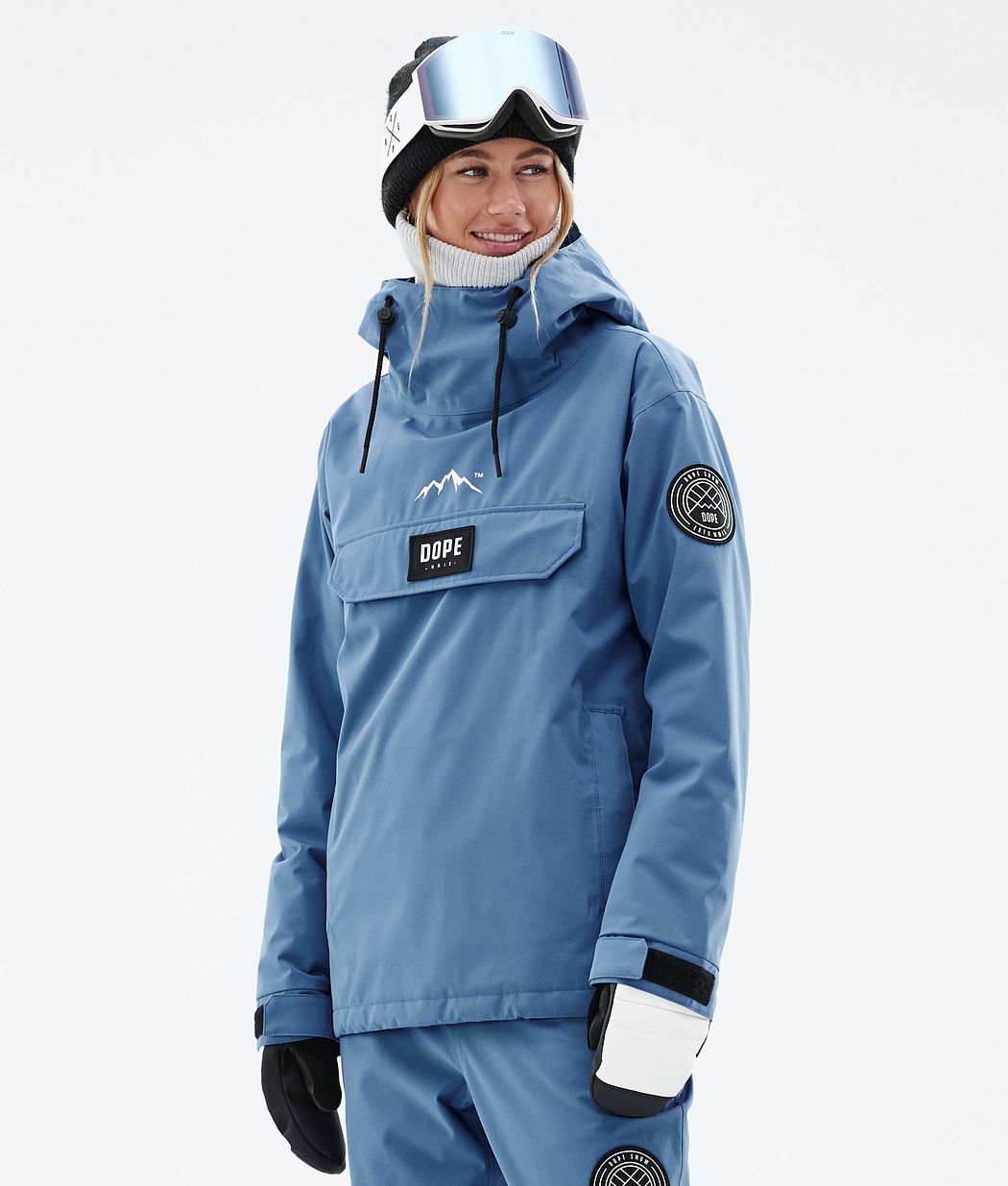 Dope Blizzard W Snowboardjacke Damen Blau Grau | BY6793510