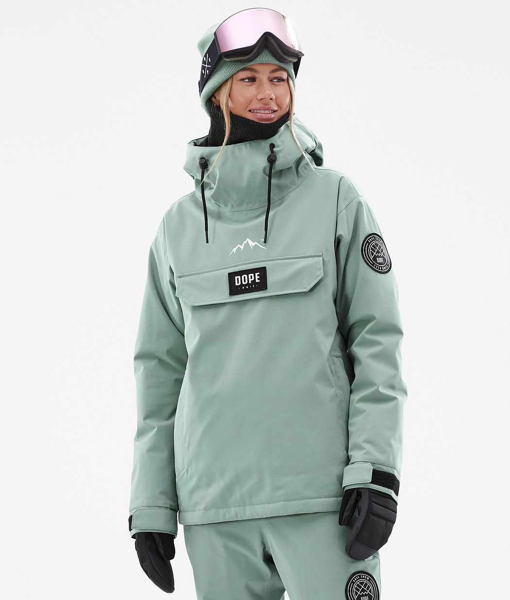 Dope Blizzard W Snowboardjacke Damen Grün | JF9510348