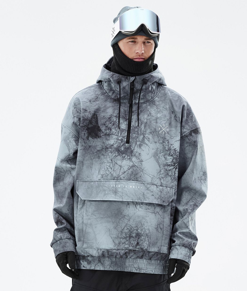 Dope Cyclone Snowboardjacke Herren Grau Blau Schwarz | VX3459821