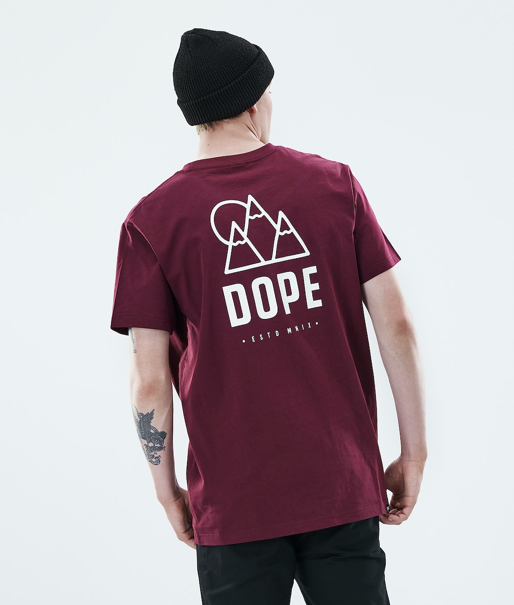 Dope Daily Rise T-Shirts Herren Bordeaux | KP5473862