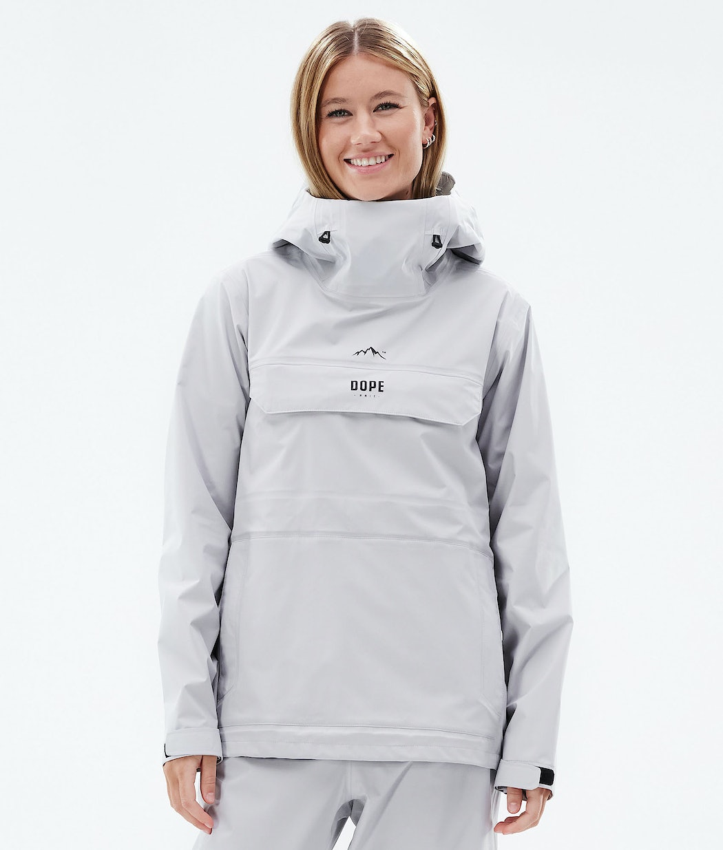 Dope Downpour W Regenjacke Damen Hellgrau | IZ8743106