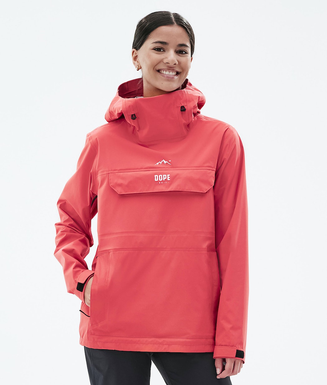 Dope Downpour W Regenjacke Damen Koralle | FM7134028