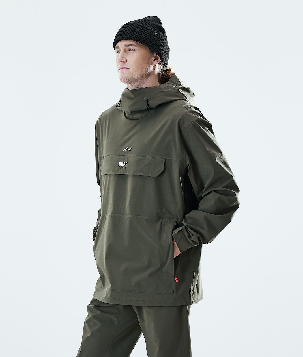 Dope Drizzard Regenjacke Herren Olivgrün Grün | KV7315690