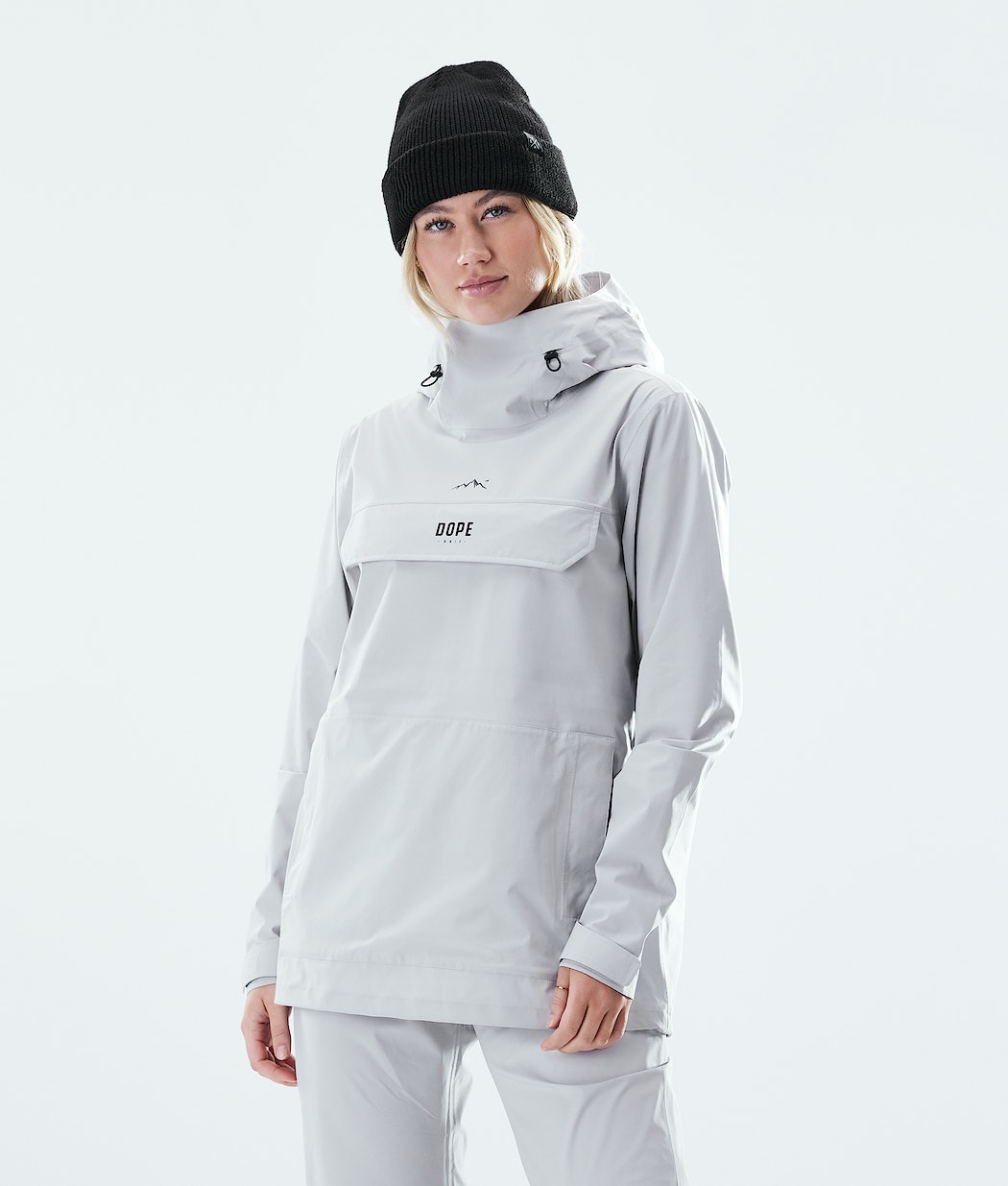 Dope Drizzard W Regenjacke Damen Hellgrau | KB9516847