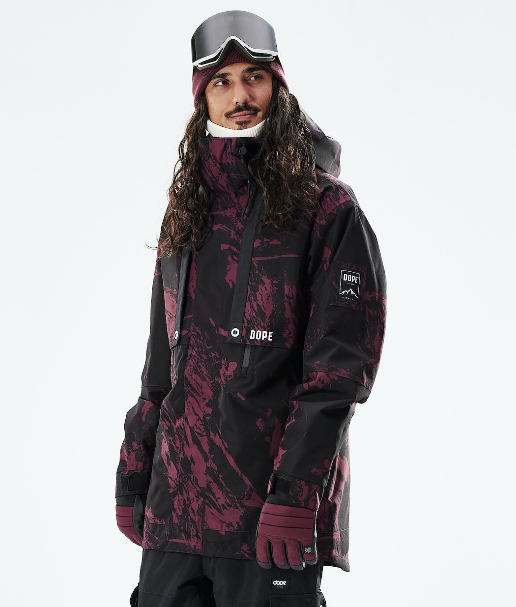 Dope Mojo Snowboardjacke Herren Bordeaux | QM9634507