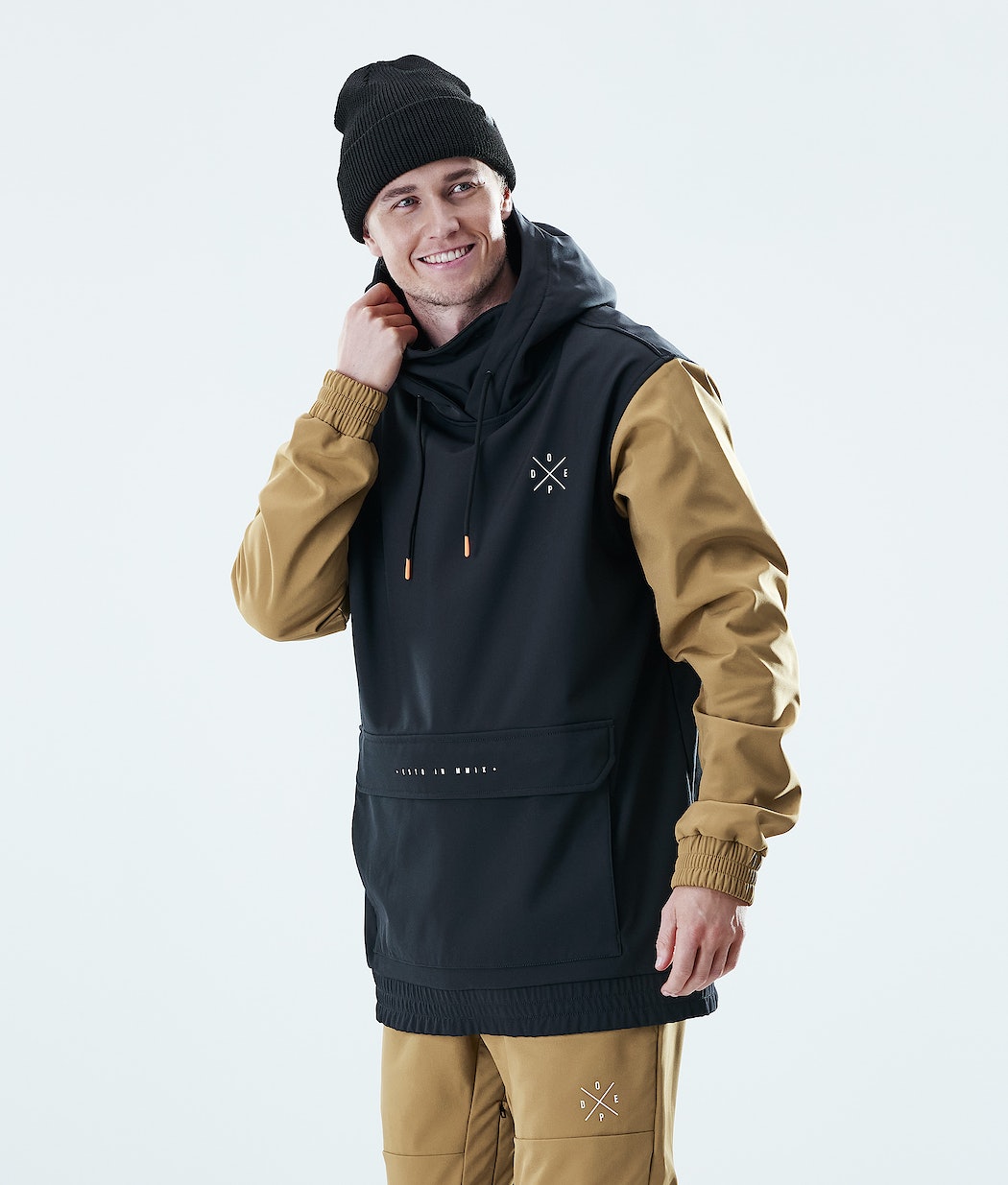 Dope Nomad Skijacke Herren Gold Schwarz | NQ5297416