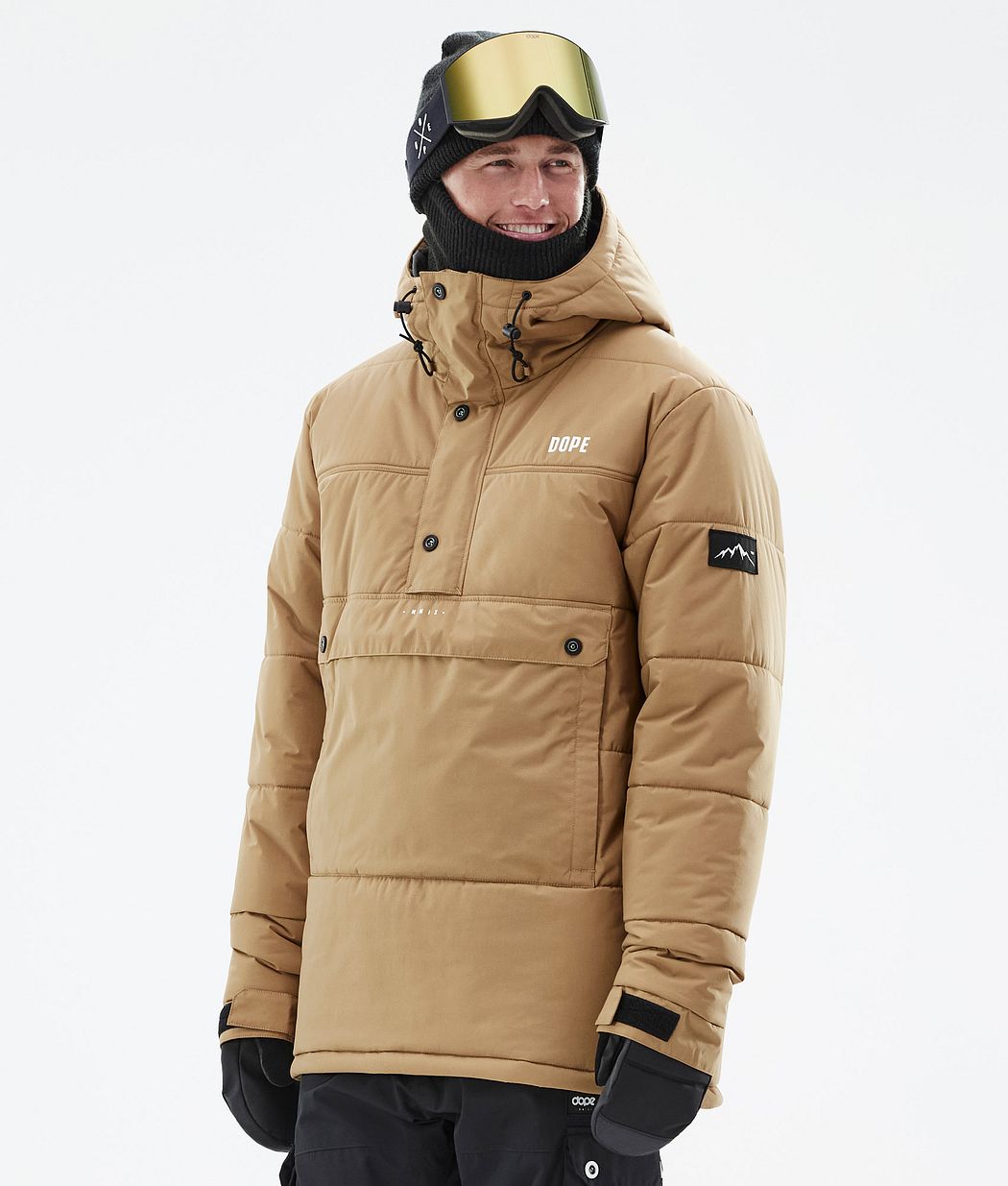 Dope Puffer Snowboardjacke Herren Gold | TK5140378