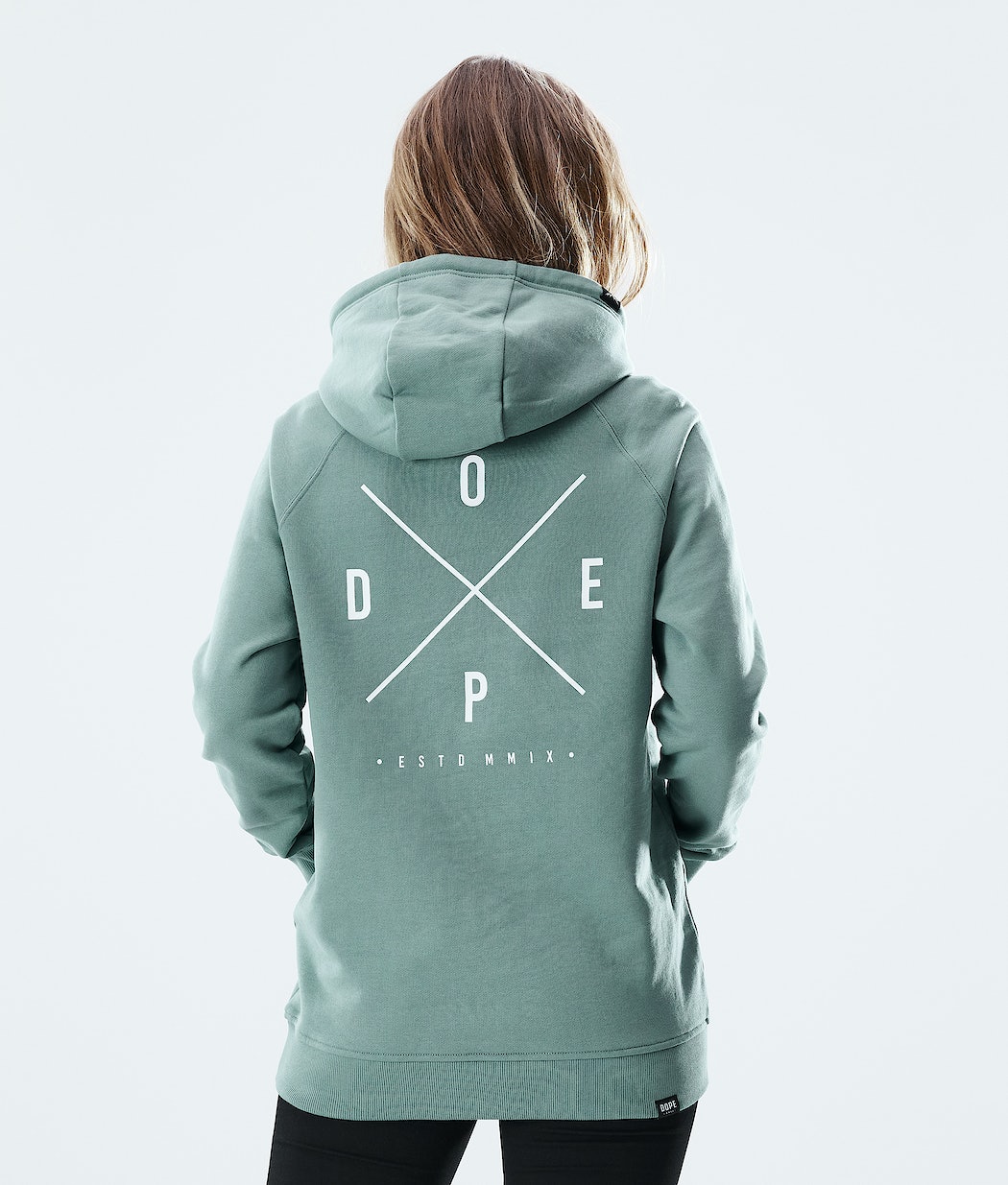 Dope Regular 2X-UP Hoodie Damen Grün | VX1354869