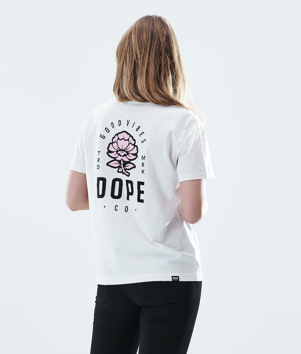 Dope Regular Rose T-Shirts Damen Weiß | RZ5318207