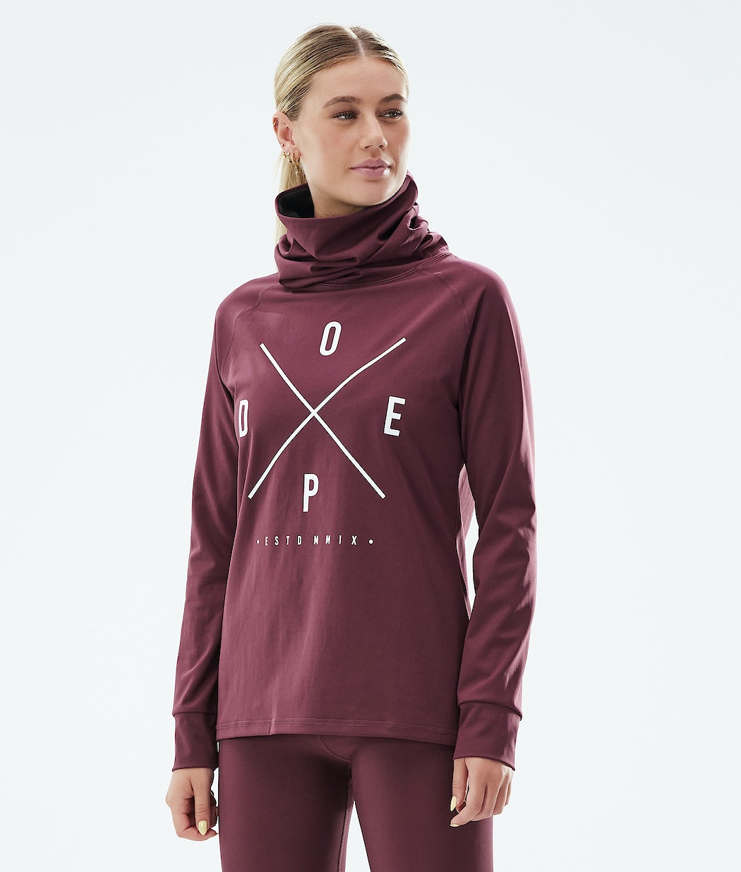Dope Snuggle 2X-UP W Funktionsshirt Damen Bordeaux | JK6129407