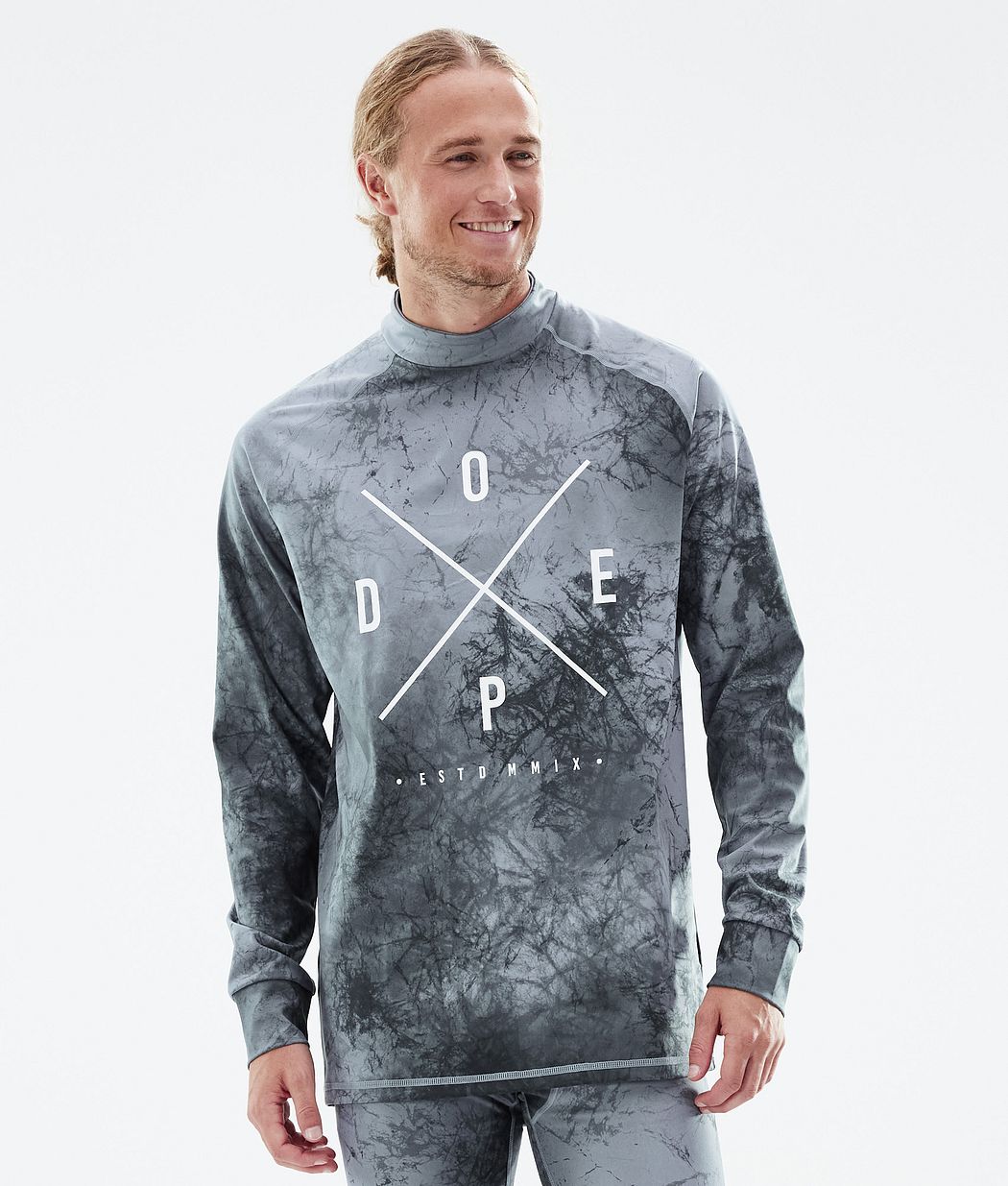 Dope Snuggle Funktionsshirt Herren Grau Blau | QU2075639