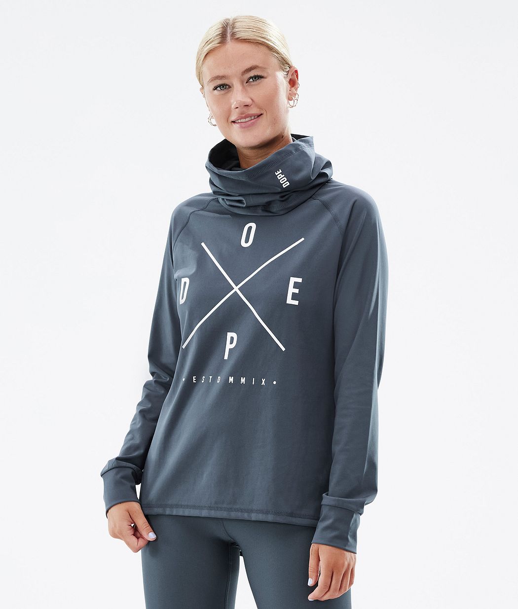 Dope Snuggle W Funktionsshirt Damen Blau | BH0432596
