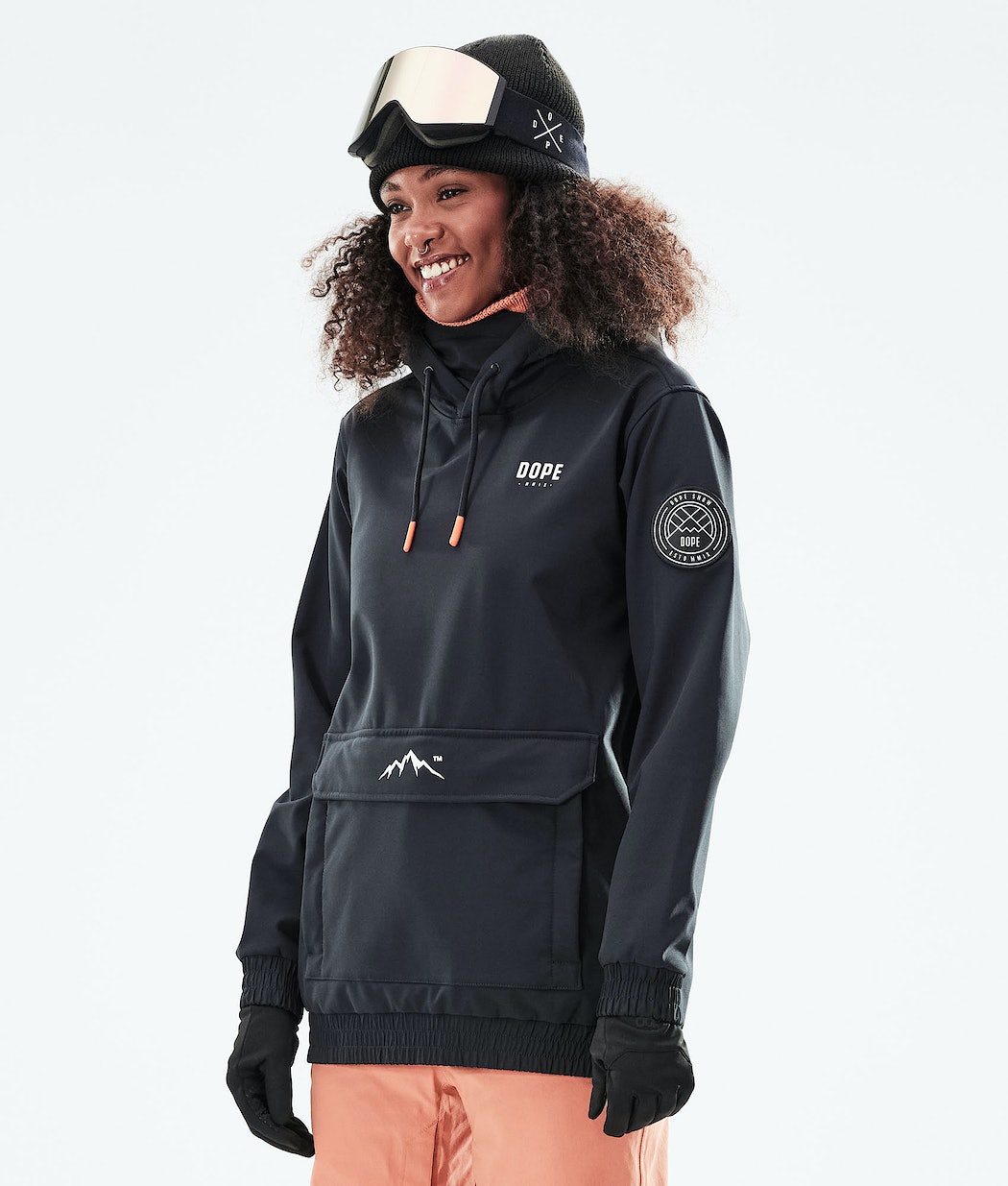 Dope Wylie Snowboardjacke Damen Schwarz | ER2708593