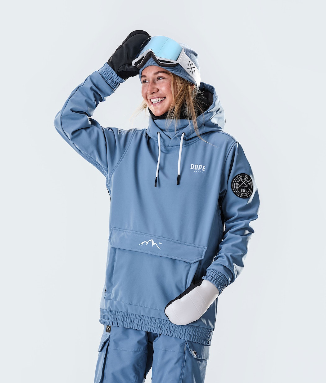 Dope Wylie W 10k Snowboardjacke Damen Blau Grau | NZ4623018