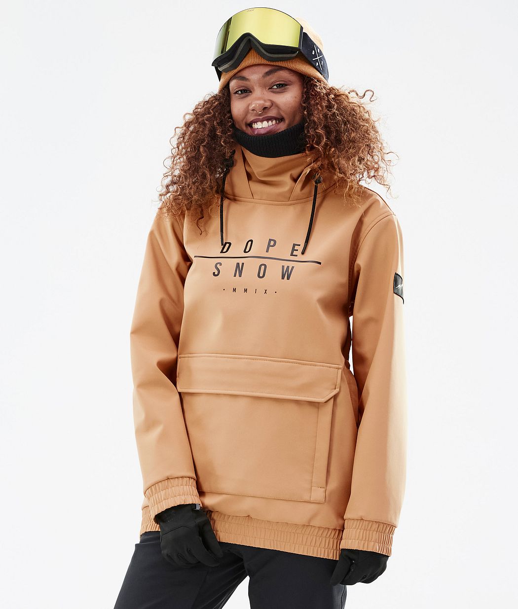 Dope Wylie W Snowboardjacke Damen Khaki Gelb | SO3628175
