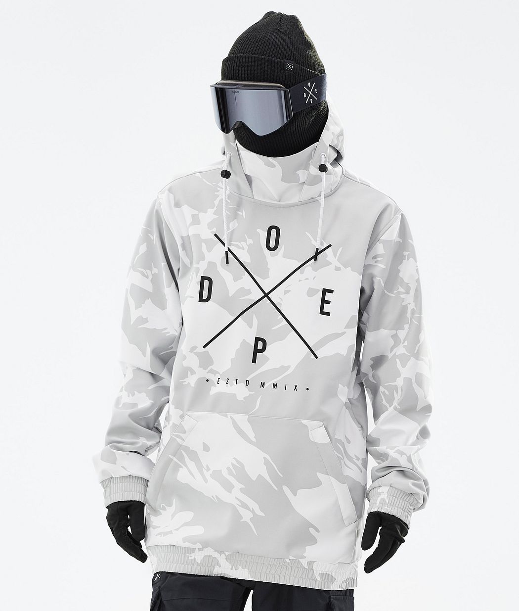 Dope Yeti Snowboardjacke Herren Grau Camouflage | TQ3425869