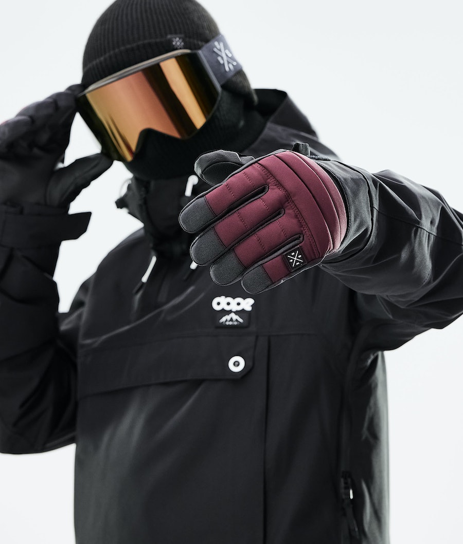Dope Ace 2021 Skihandschuhe Damen Bordeaux | NK2497831