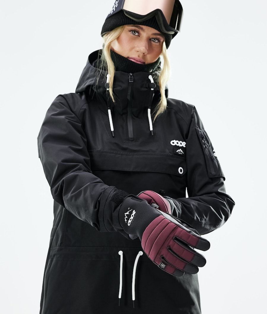 Dope Ace 2021 Skihandschuhe Damen Bordeaux | NK2497831