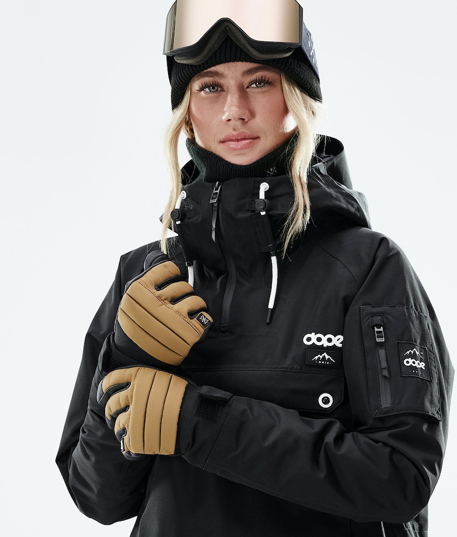 Dope Ace 2021 Skihandschuhe Damen Gold | FM0625174