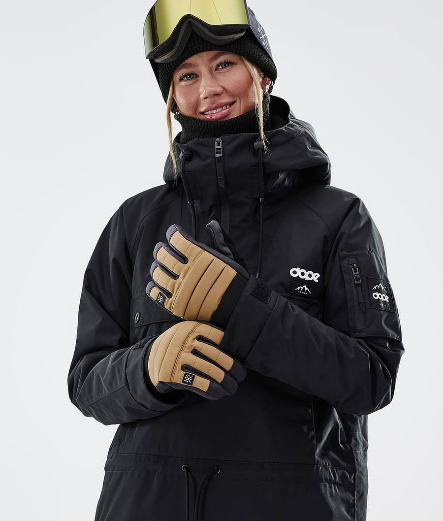 Dope Ace Skihandschuhe Damen Gold | TF3408672