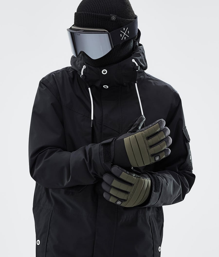 Dope Ace Skihandschuhe Damen Olivgrün Grün | NB8523607