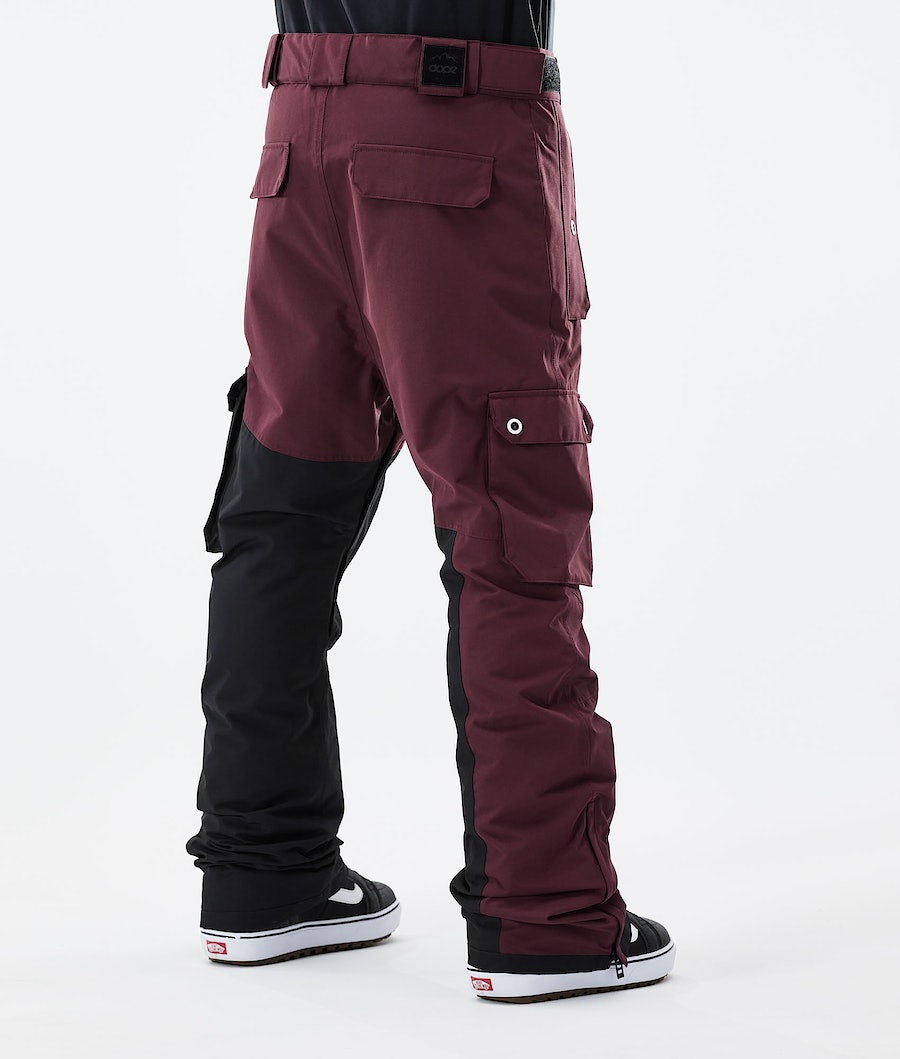 Dope Adept 2021 Snowboardhosen Herren Bordeaux Schwarz | FC5704892