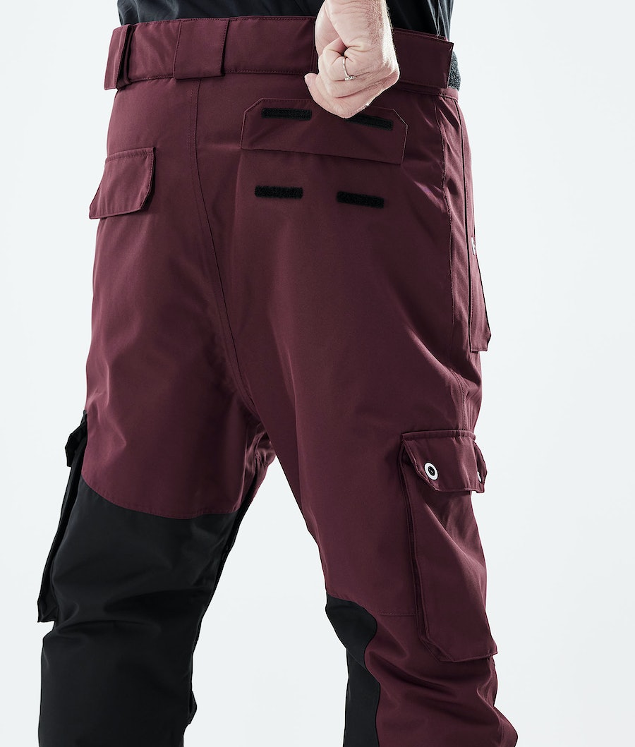 Dope Adept 2021 Snowboardhosen Herren Bordeaux Schwarz | FC5704892
