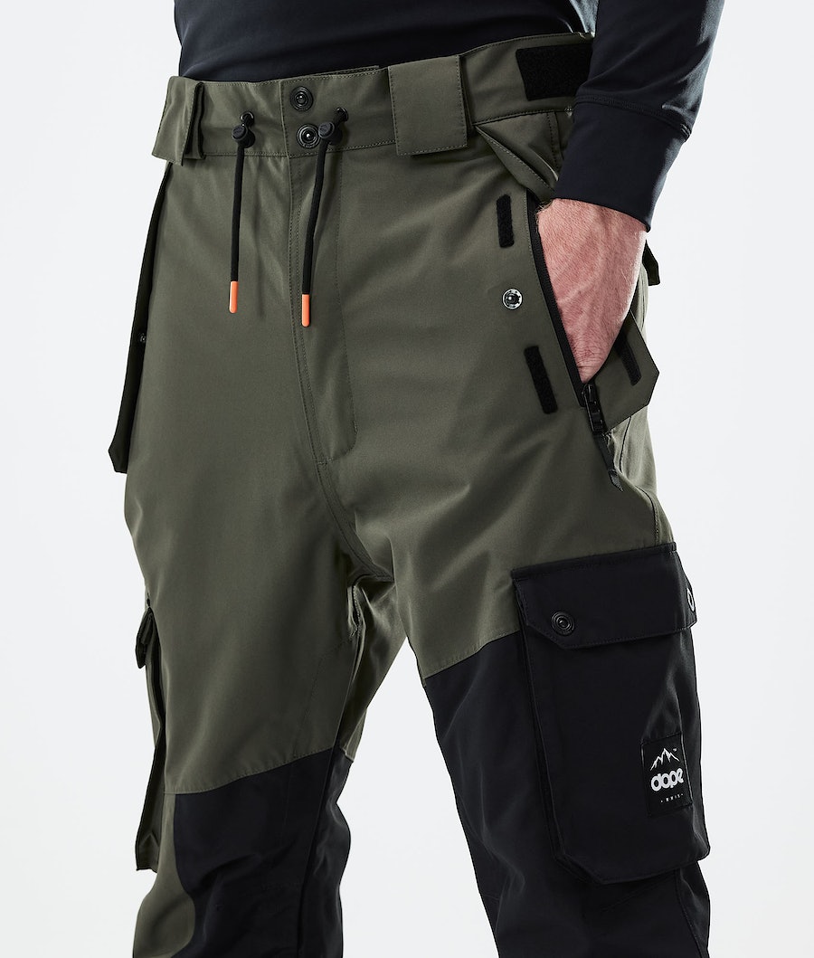 Dope Adept 2021 Snowboardhosen Herren Olivgrün Grün Schwarz | XR1852936