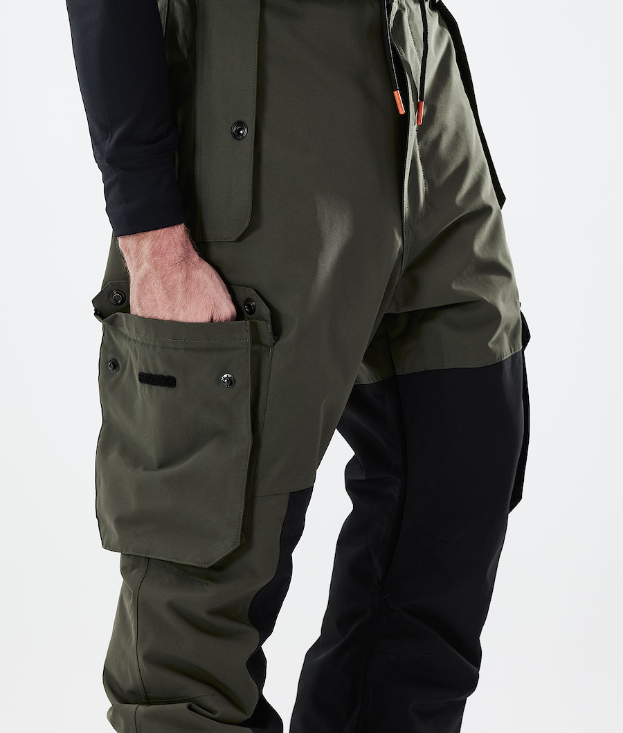 Dope Adept 2021 Snowboardhosen Herren Olivgrün Grün Schwarz | XR1852936