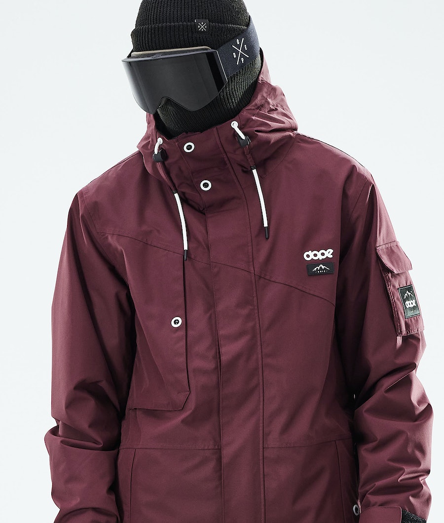 Dope Adept 2021 Snowboardjacke Herren Bordeaux | XU7405836